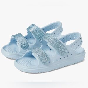 Native Shoes Toddler Girl Chase Air Blue Bling Sparkle Sandals Waterproof